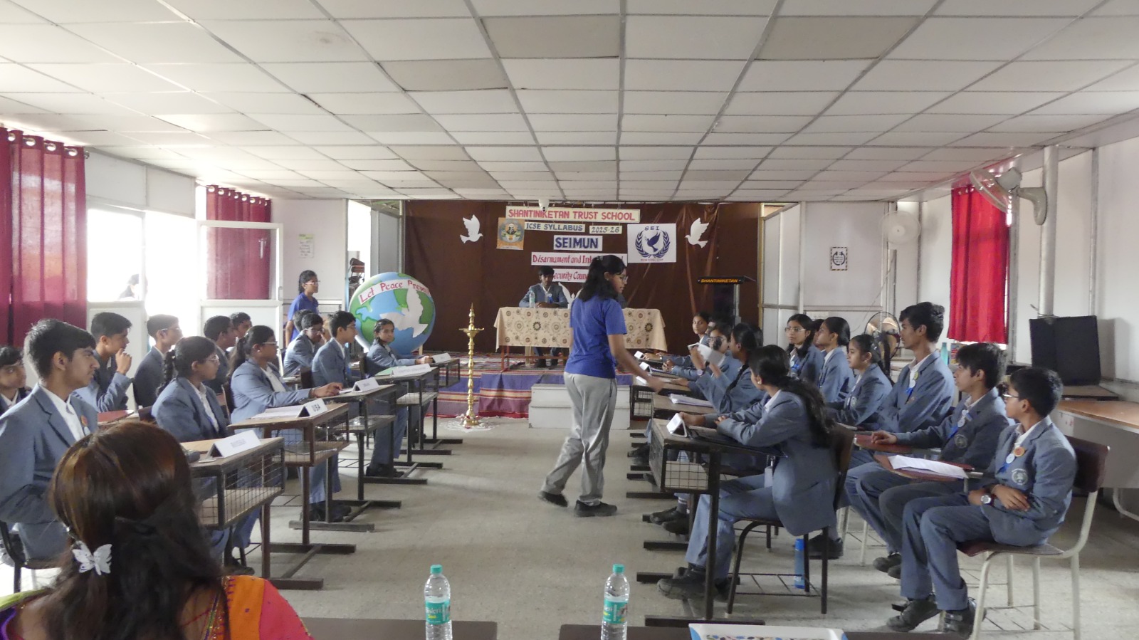 Students Engaged in Debate