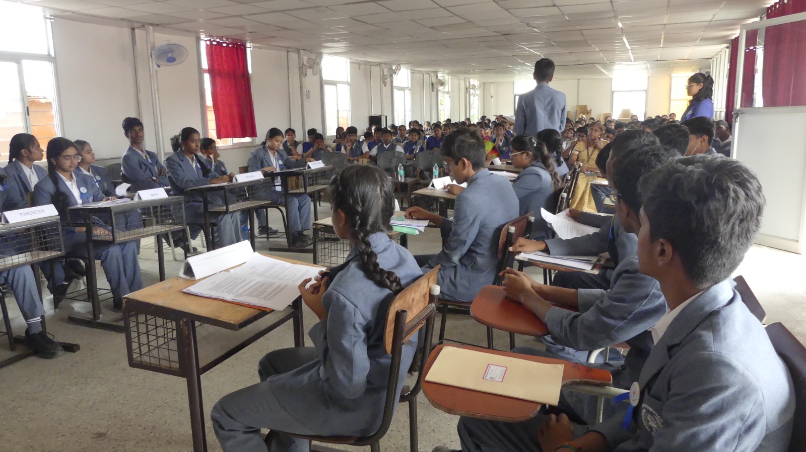 Students Engaged in Debate